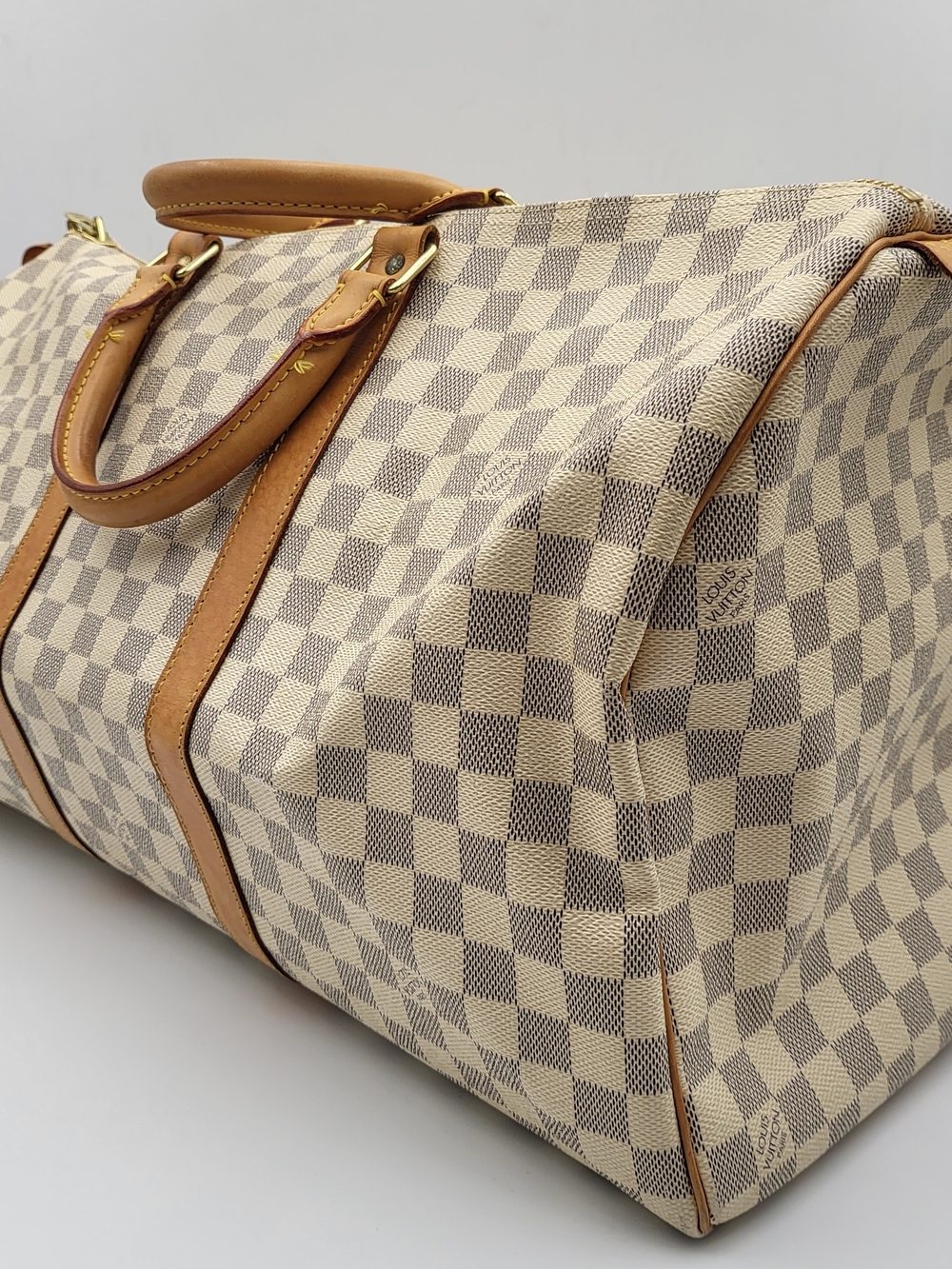 Louis Vuitton Damier Azur Keepall 50..Authentic,.